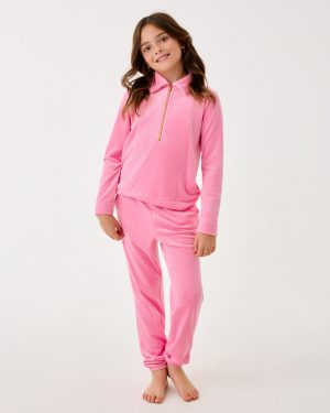 Girls Mini Mallie Velour Pant