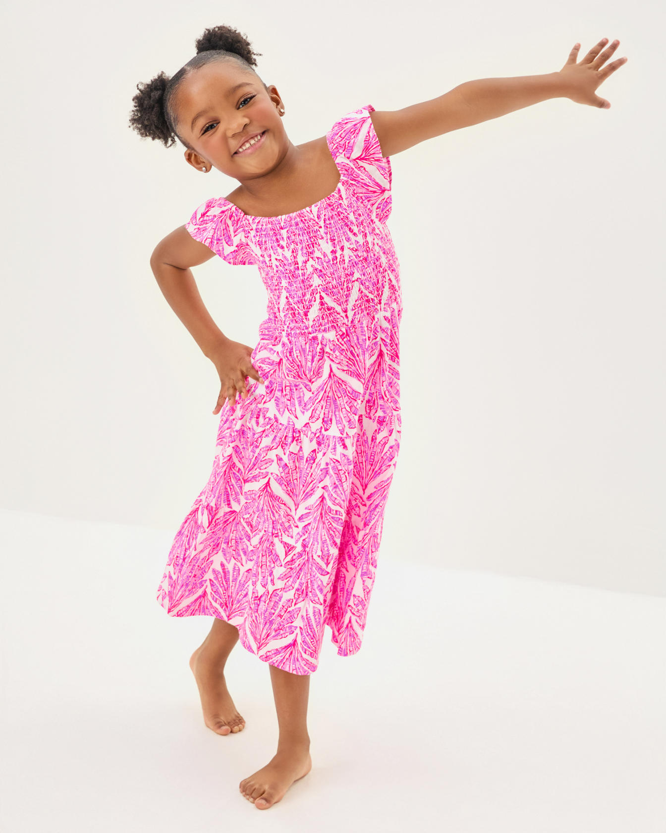 Girls Mini Jilly Midi Dress - Image 3