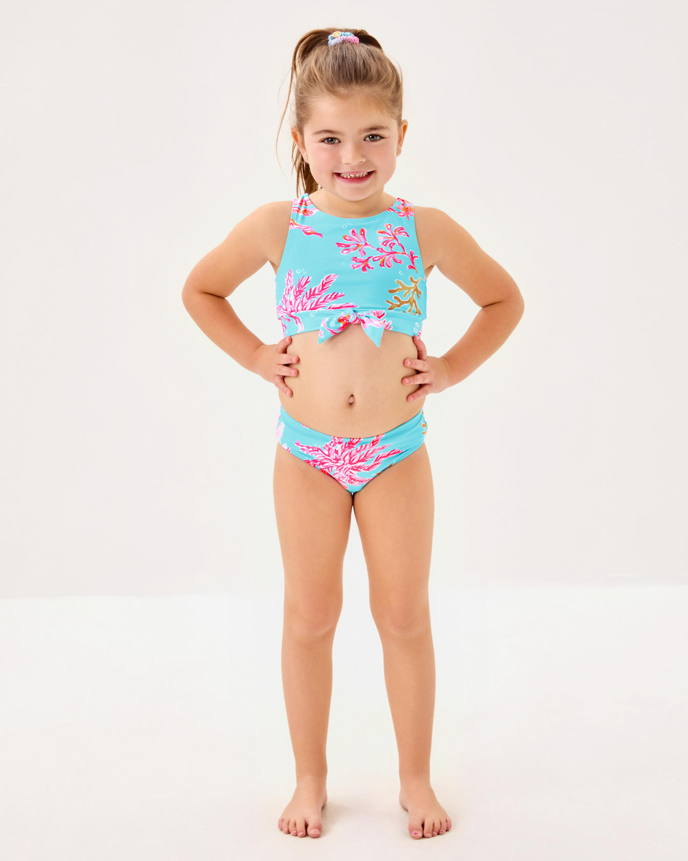UPF 50+ Girls Tacoma Tankini Swim Set