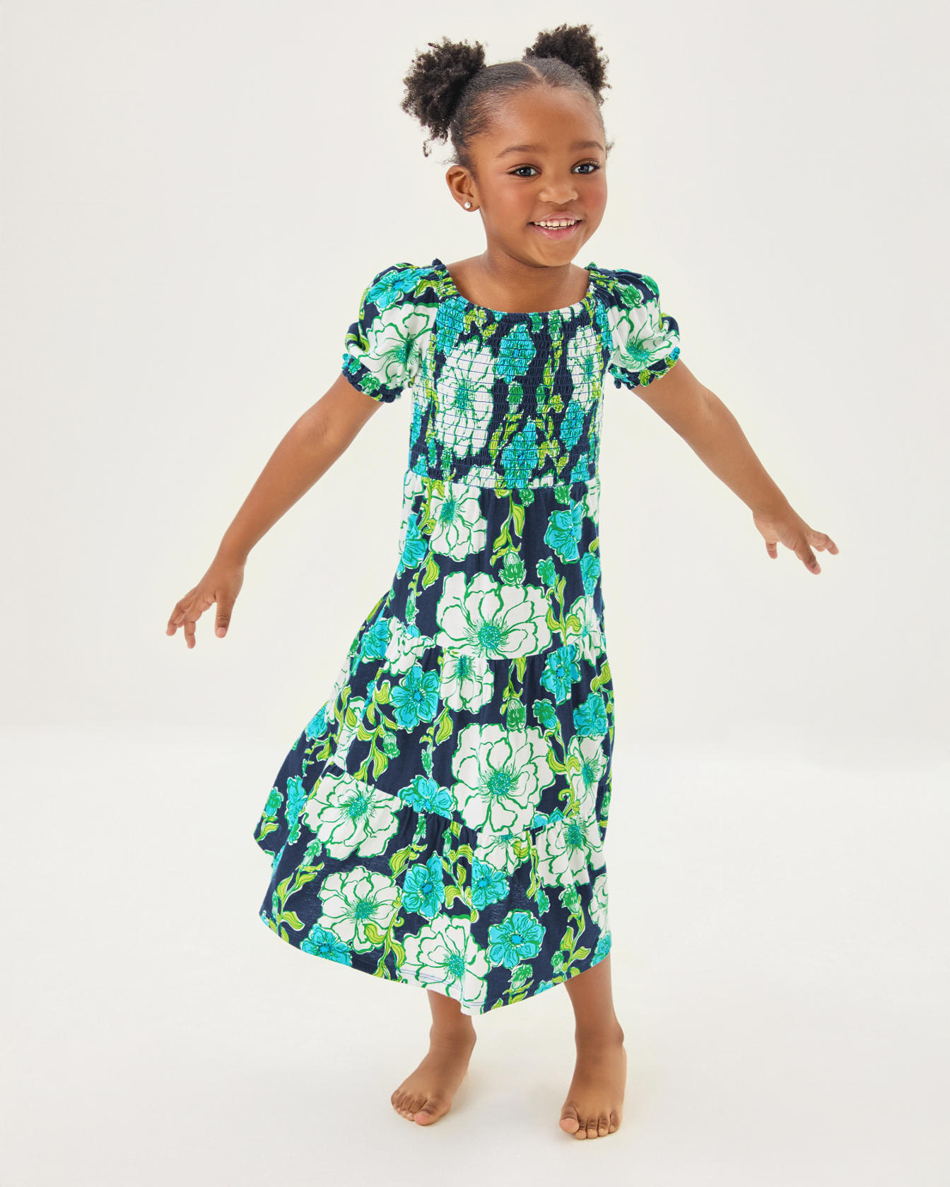 Girls Mini Jilly Sleeved Midi Dress