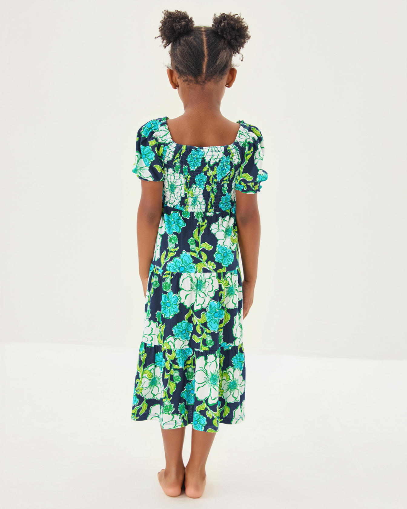 Girls Mini Jilly Sleeved Midi Dress - Image 2