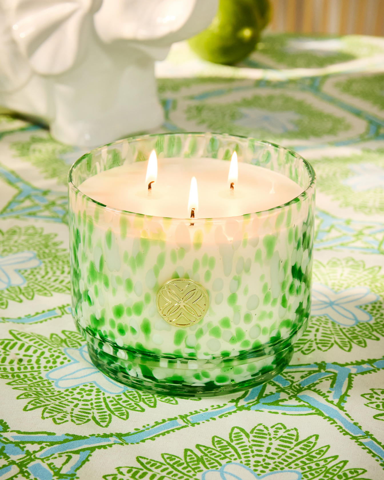 Speckled Glass Candle