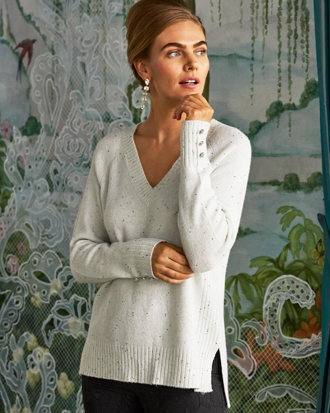 Kaycee Sequin Sweater