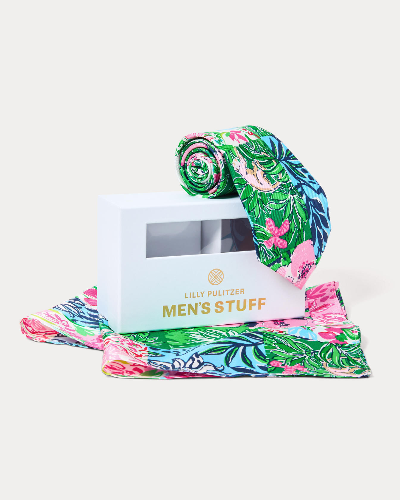 Men's Stuff Tie and Pocket Square Set