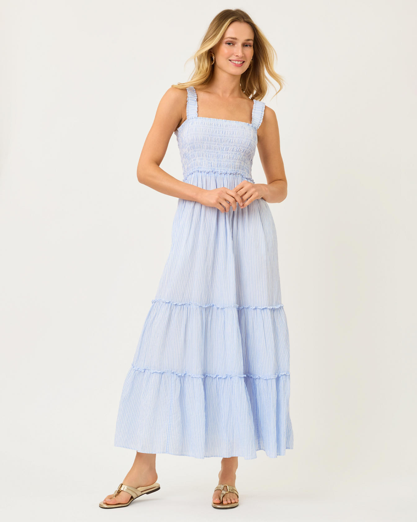 Hadly Smocked Maxi Dress