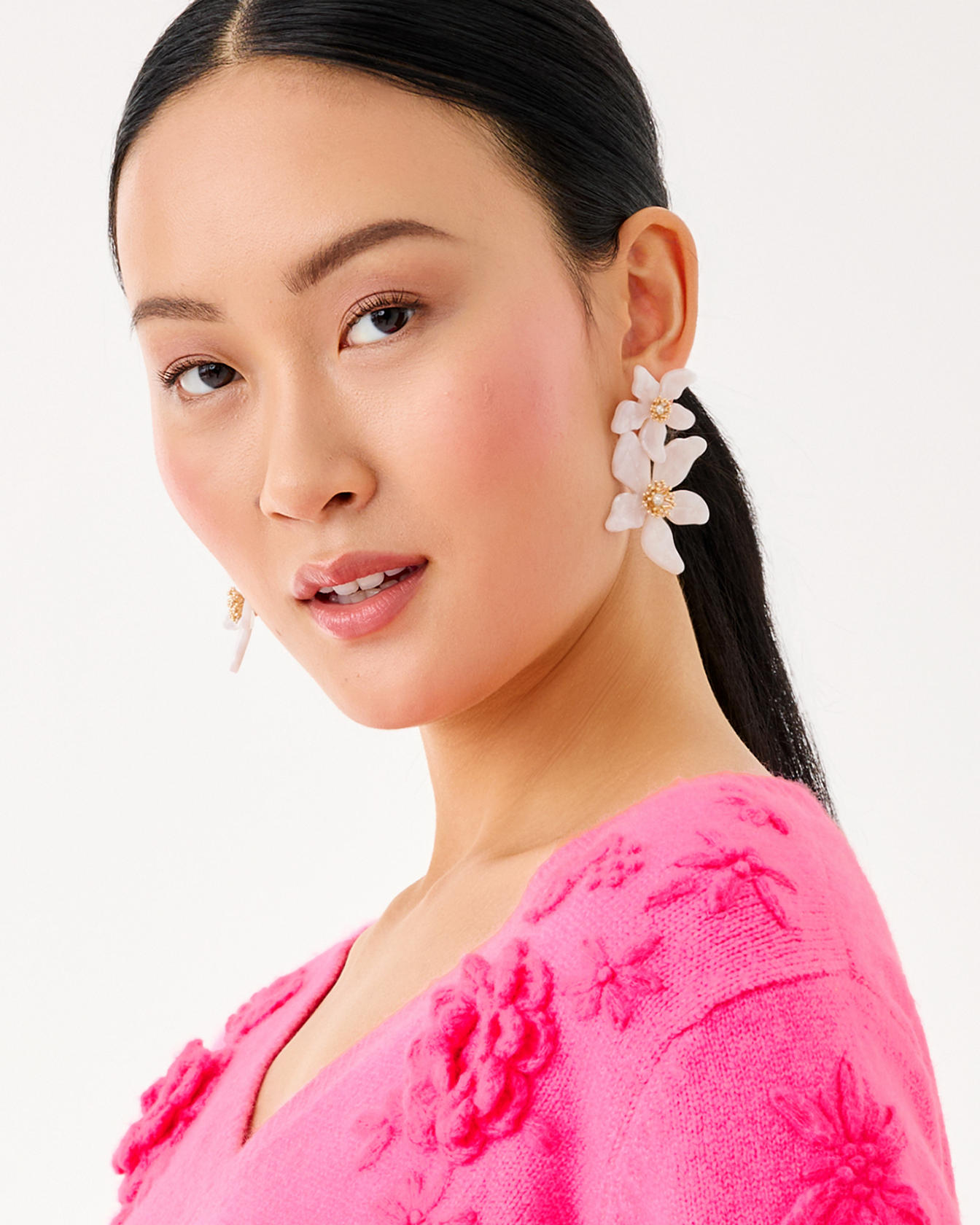 Plumes In Bloom Convertible Earrings - Image 5
