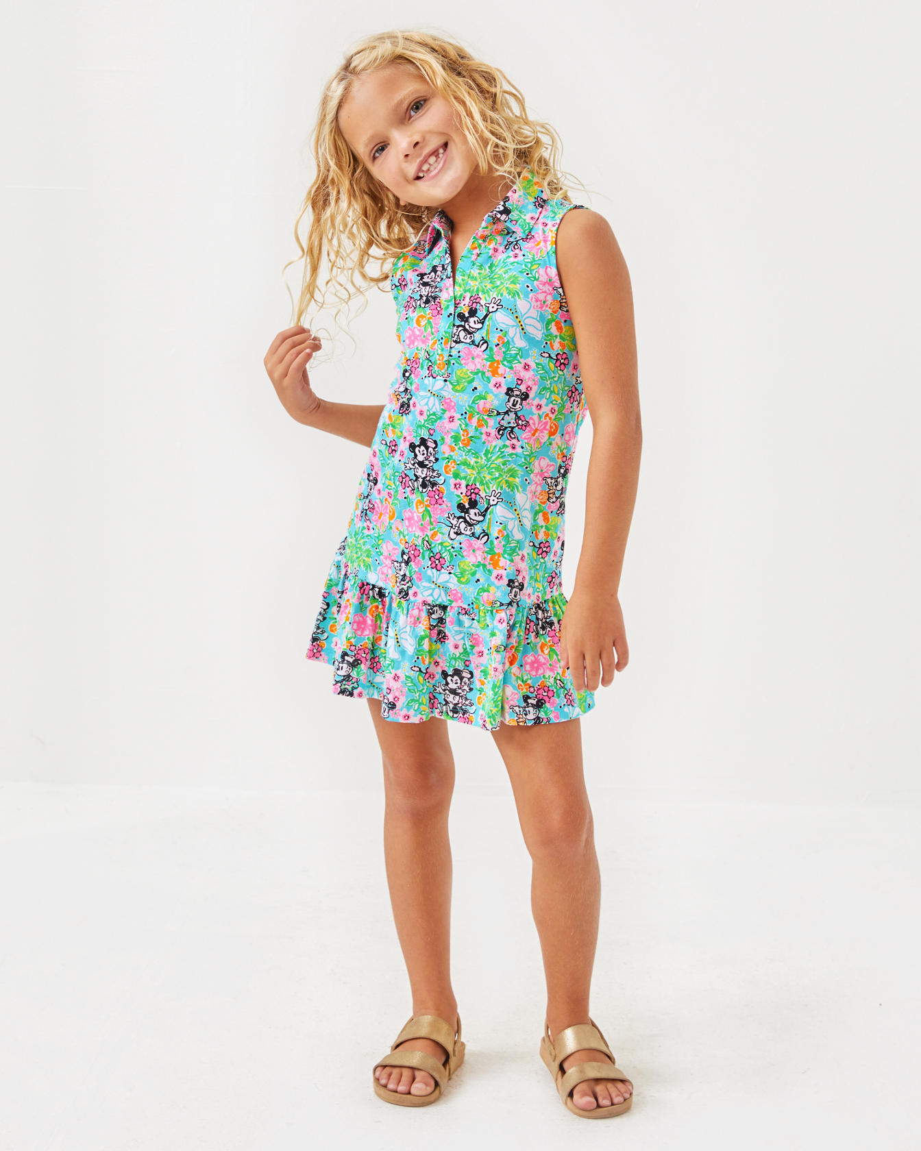 Lilly Hearts Disney Girls Mini Riegan Dress