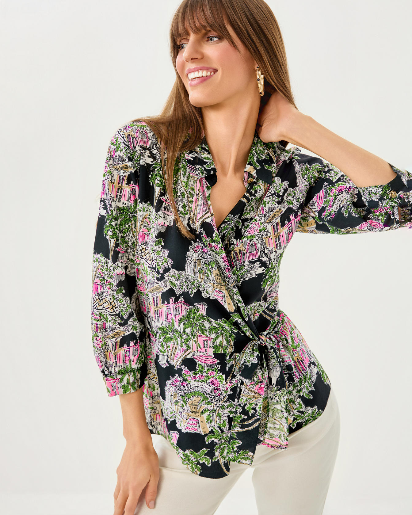 Casia Wrap Tunic