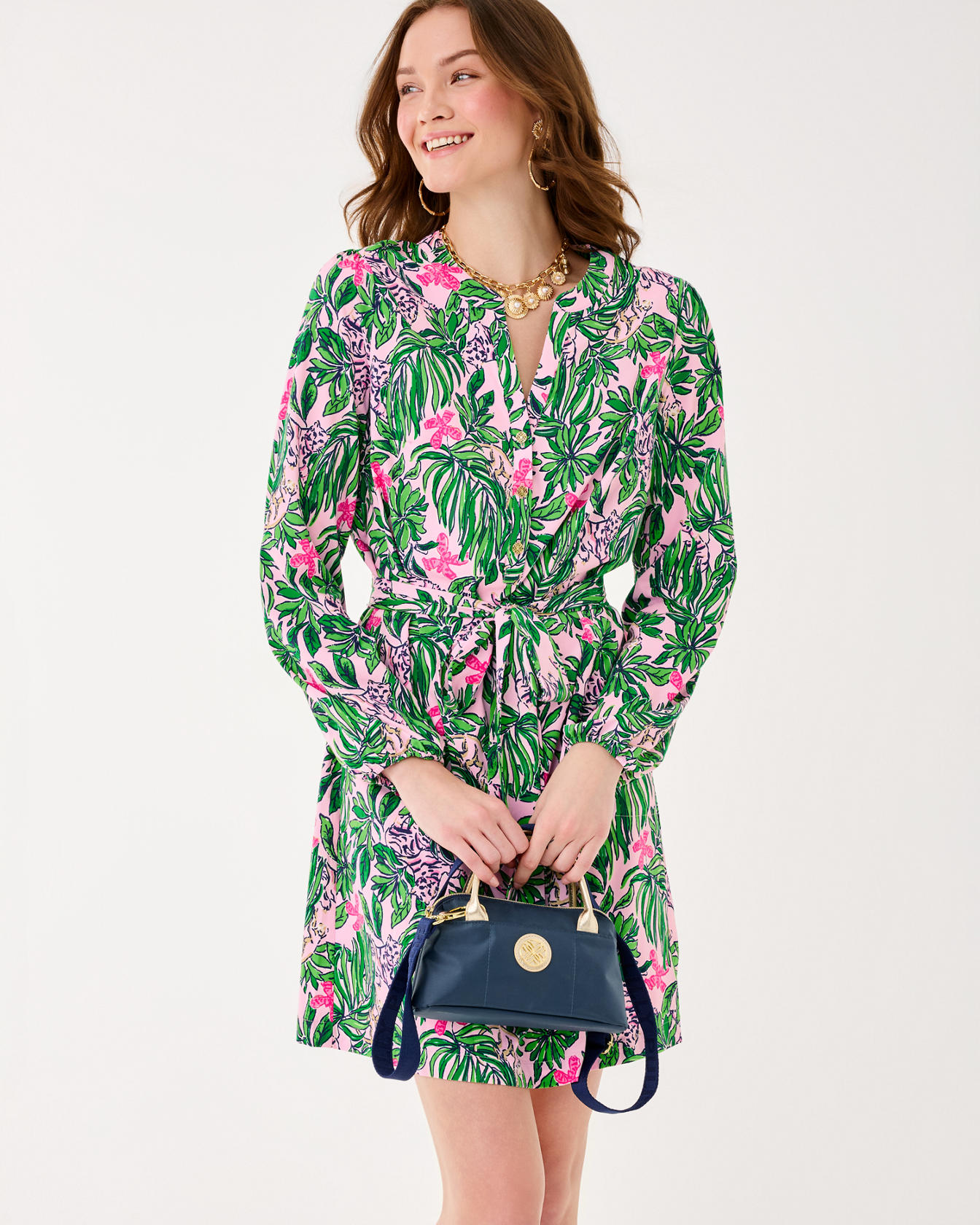 UPF 50+ Ensley Long Sleeve Dress