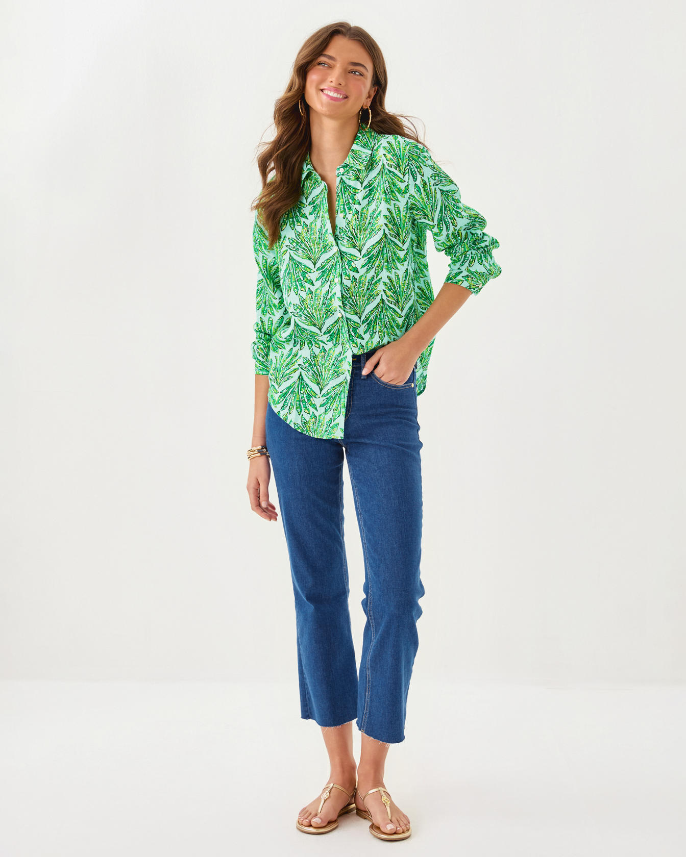 Sea View Linen Button Down Shirt - Image 4