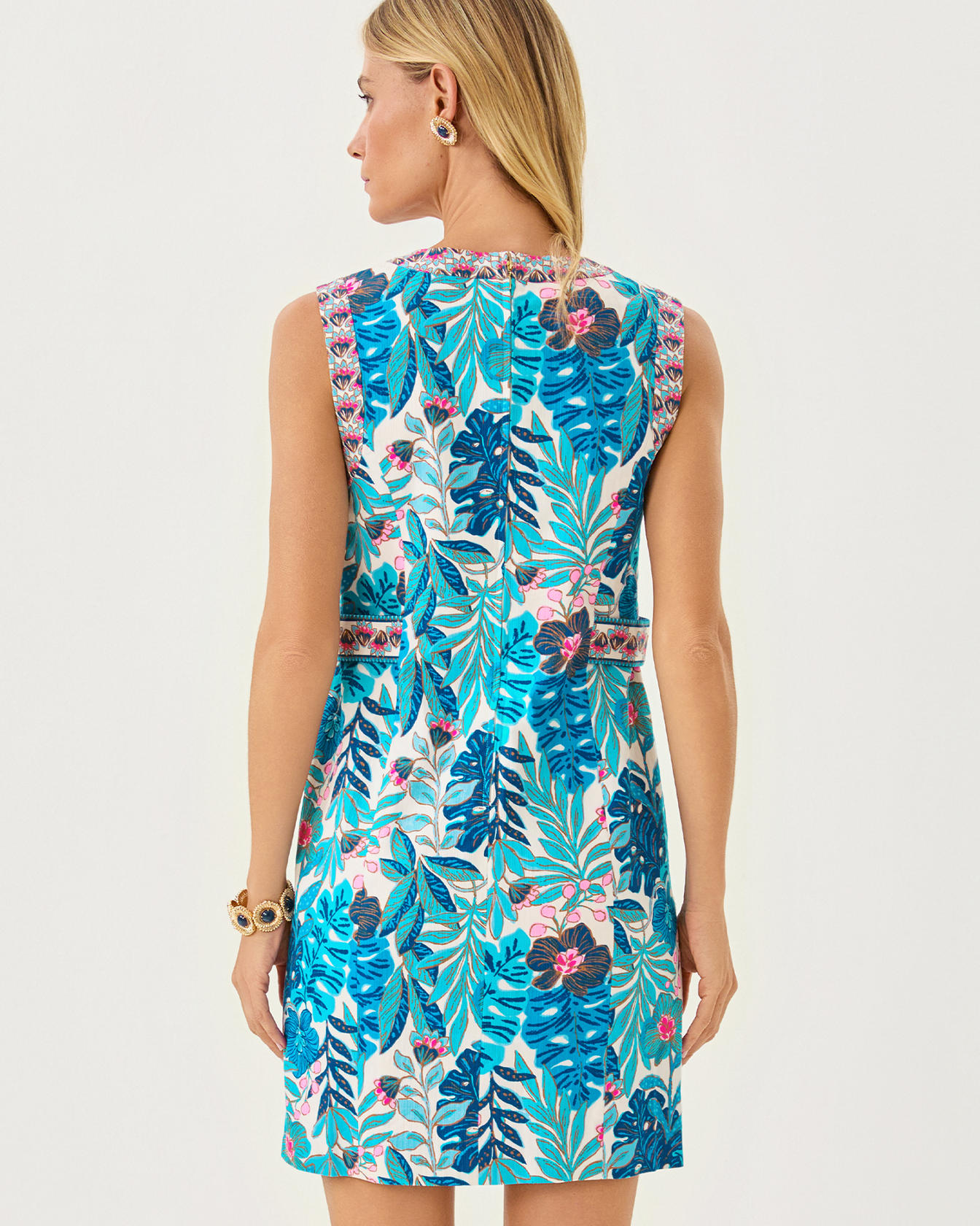 Juno Stretch Shift Dress - Image 3
