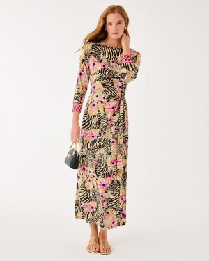 Demy Dolman Sleeve Maxi Dress