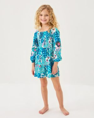 Girls Mini Jilly Long Sleeve Dress
