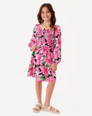 Girls Mini Jilly Long Sleeve Dress