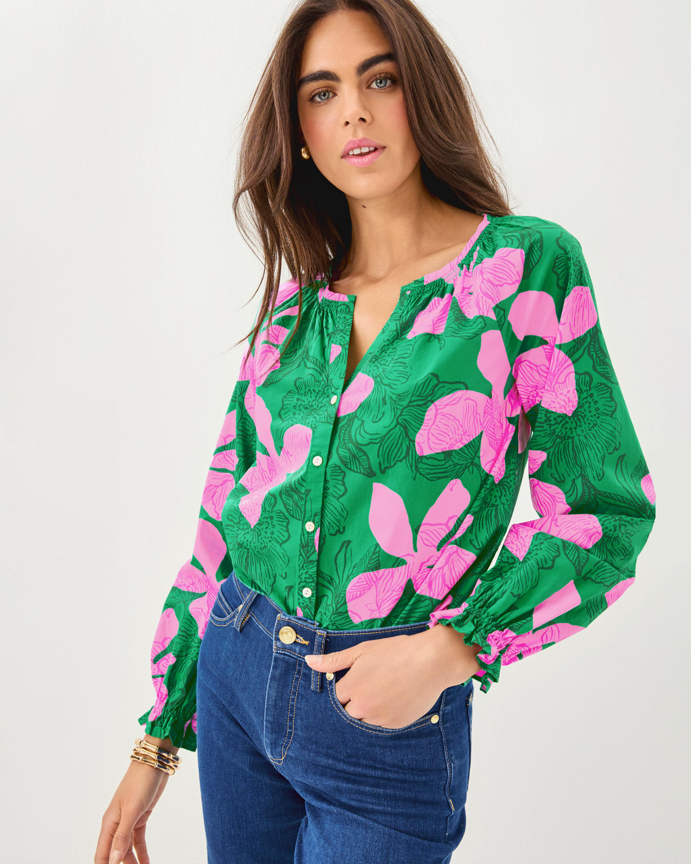 Aldina Button Down Top