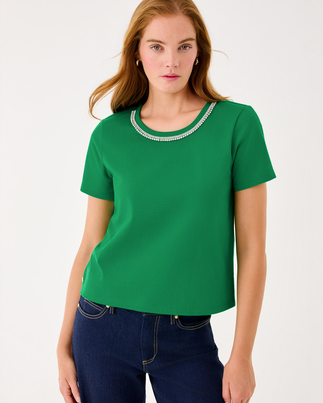 Clairmont Rhinestone Knit Top - Image 10