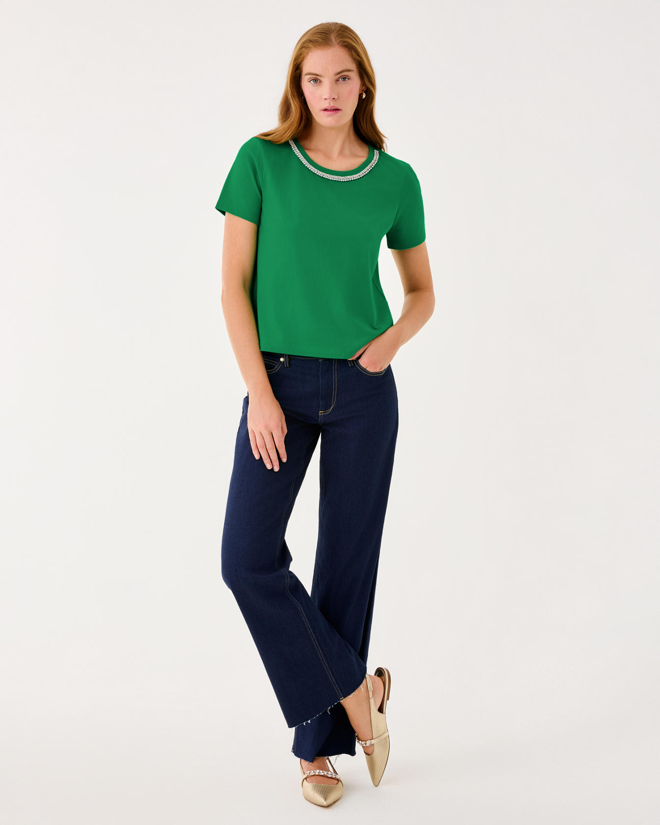 Clairmont Rhinestone Knit Top - Image 8