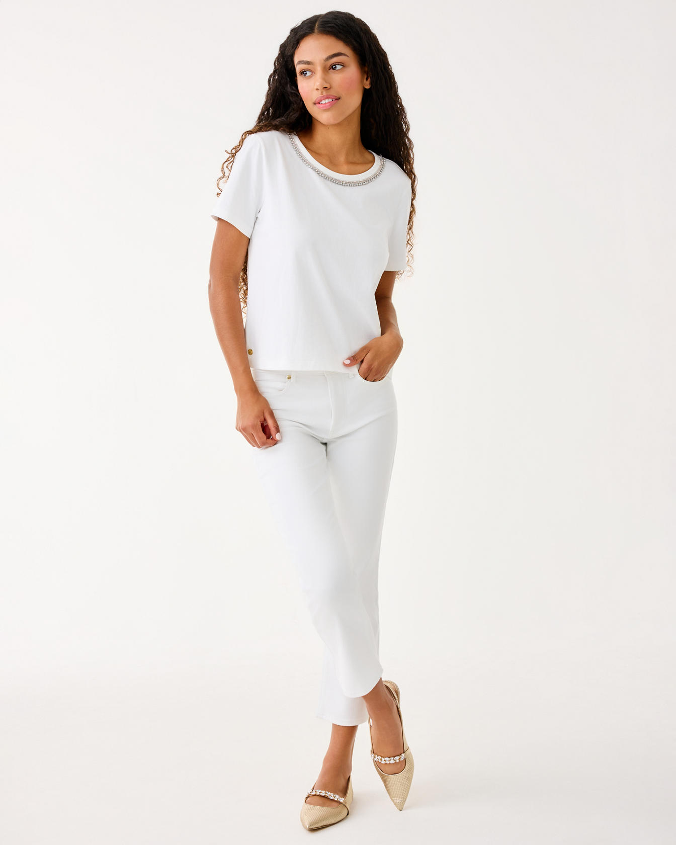 Clairmont Rhinestone Knit Top - Image 6