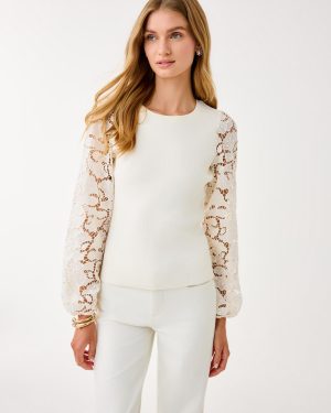 Bryant Lace Knit Top
