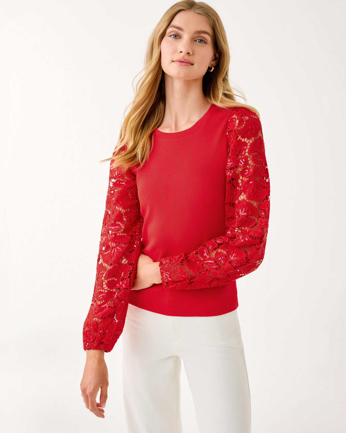 Bryant Lace Knit Top - Image 3