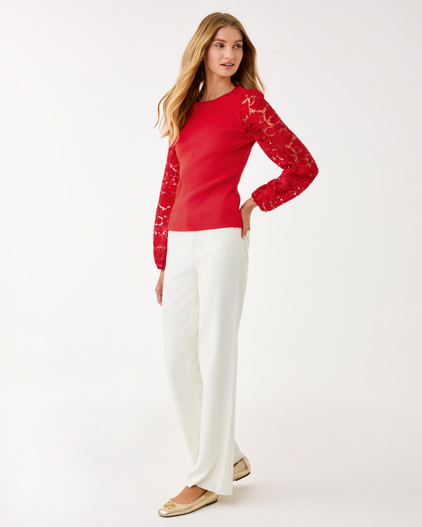 Bryant Lace Knit Top - Image 4