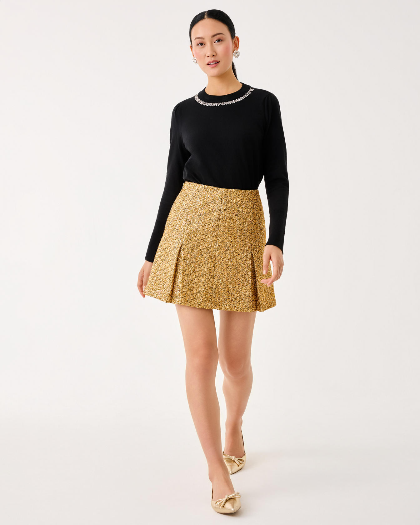 Cammi Boucle Mini Skirt - Image 6