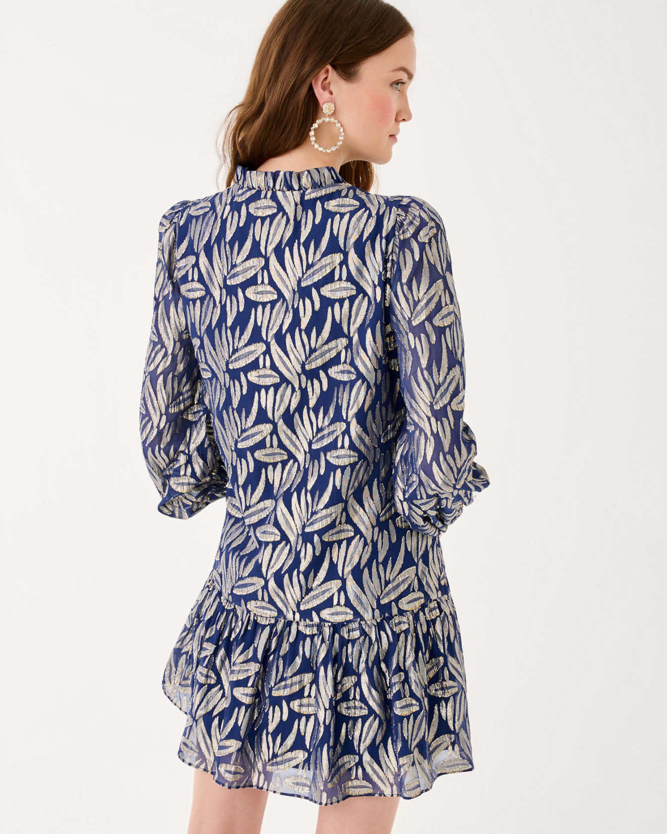 Evaline Silk Popover Dress - Image 2