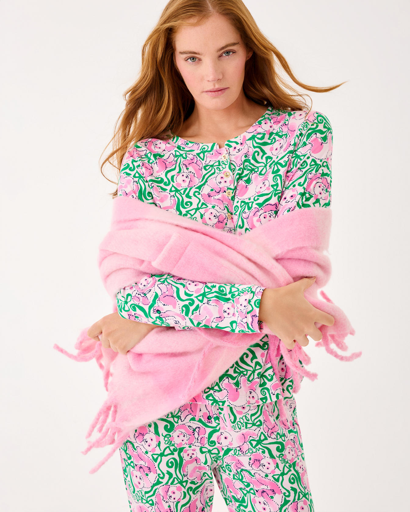 Camelia Fringe Wrap - Image 9