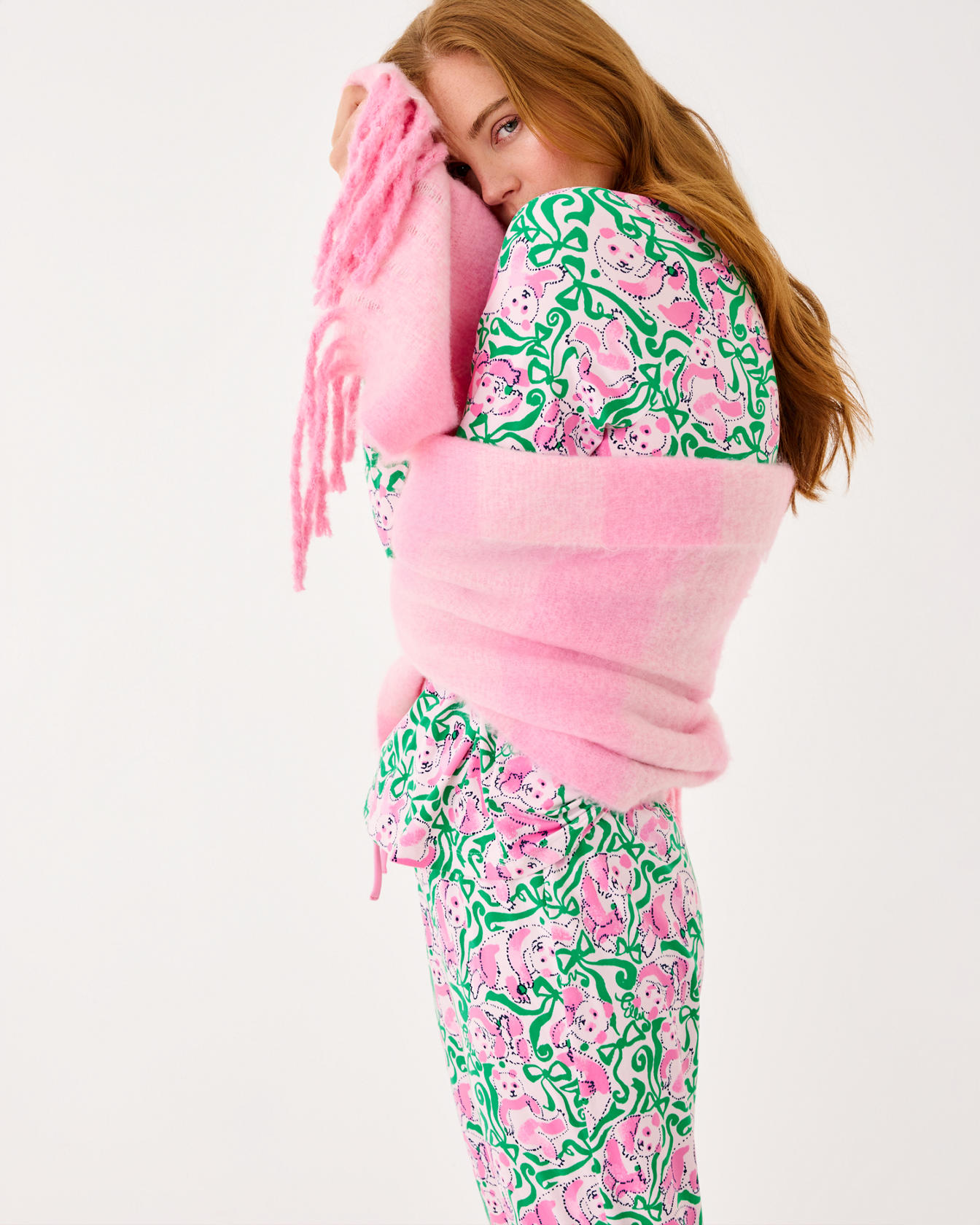 Camelia Fringe Wrap - Image 7