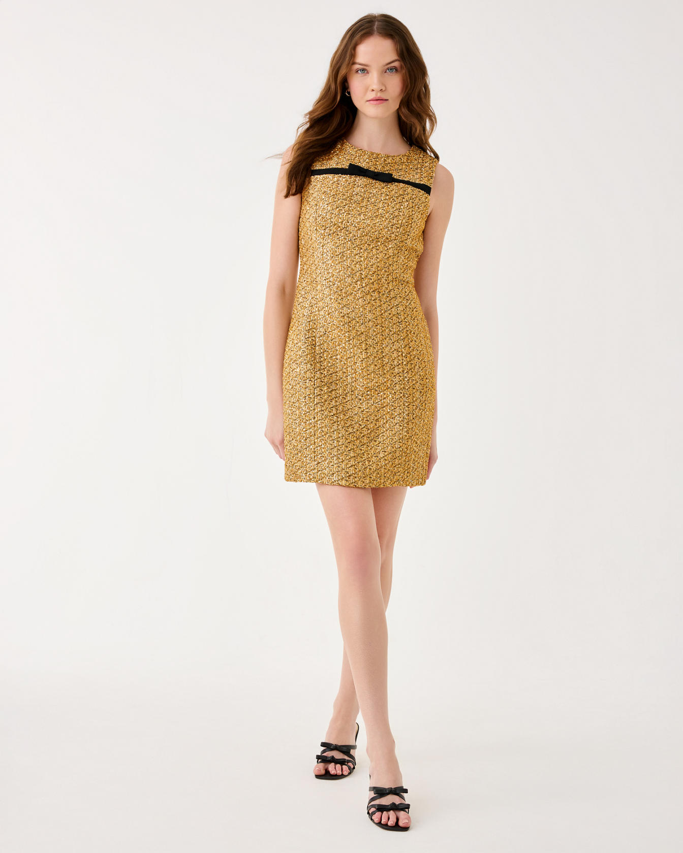 Ritzy Boucle Shift Dress - Image 4