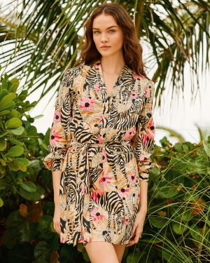 Phillipa V-Neck Stretch Dress