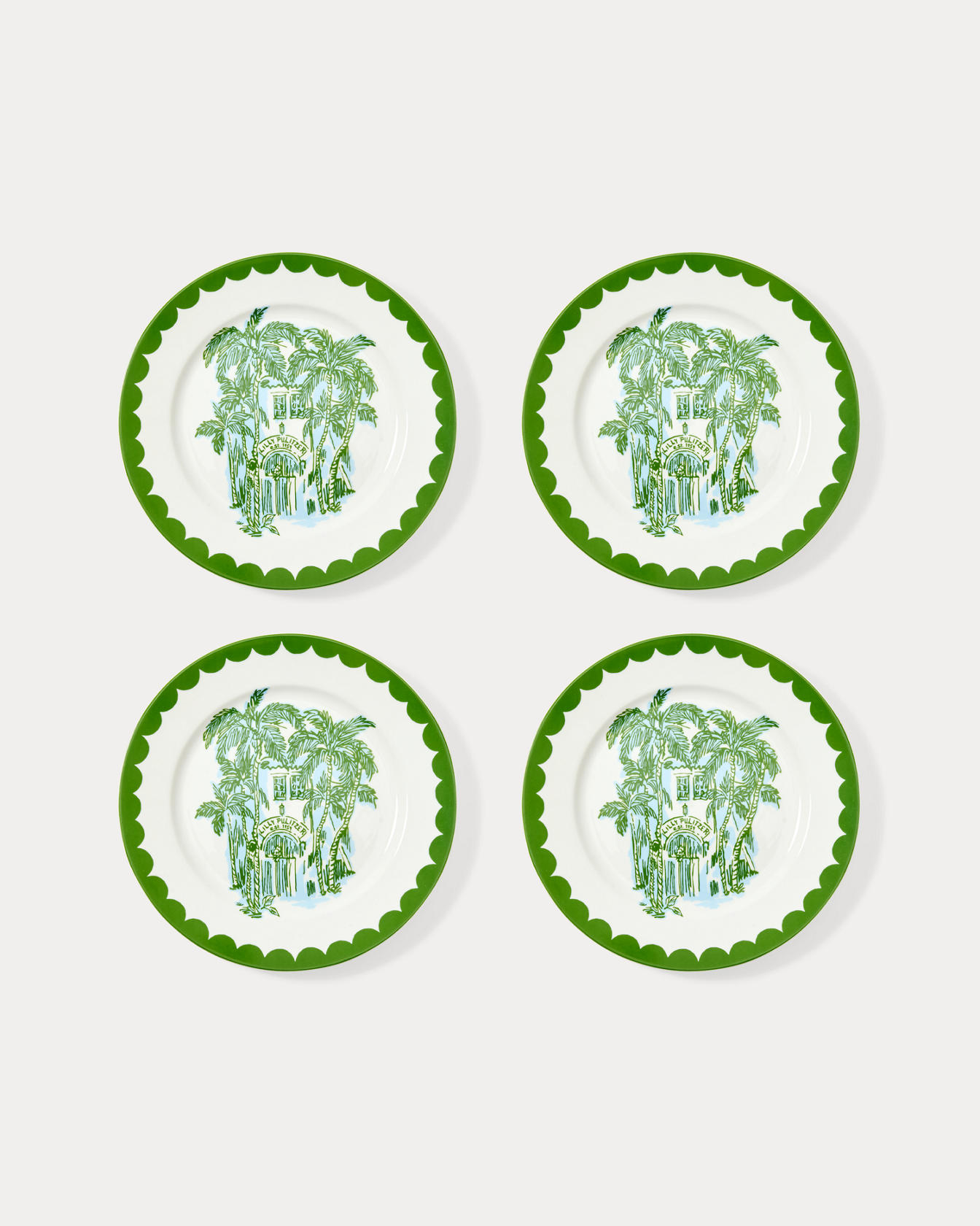 Ceramic Salad Plate Set - Image 2