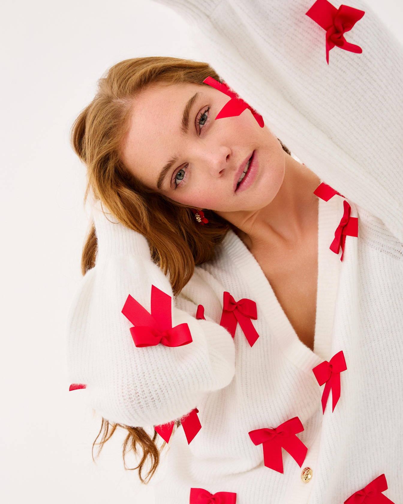 Zarie Bow Cardigan - Image 4