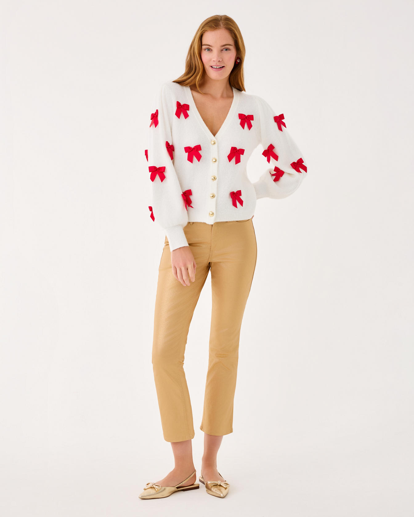 Zarie Bow Cardigan - Image 5