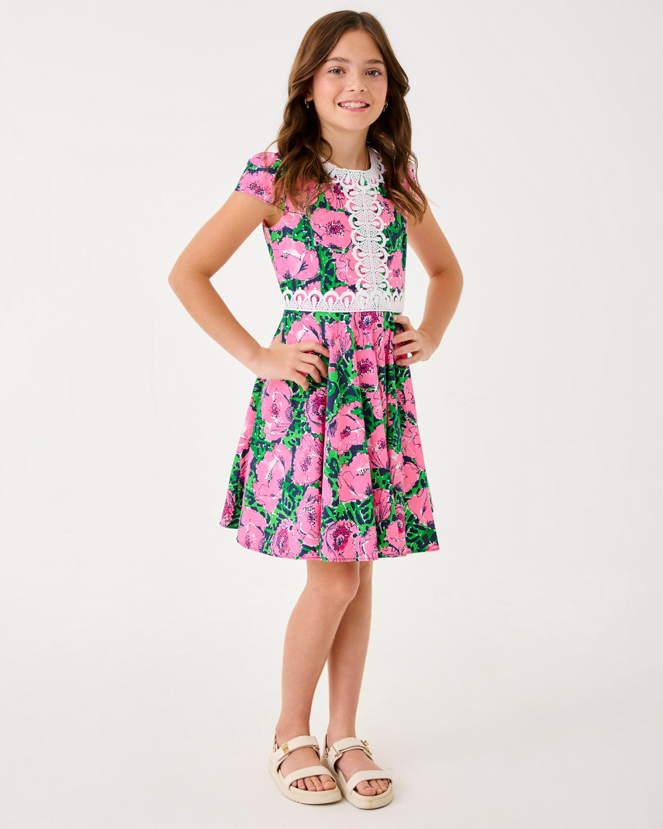 Girls Idala Short Sleeve Dress