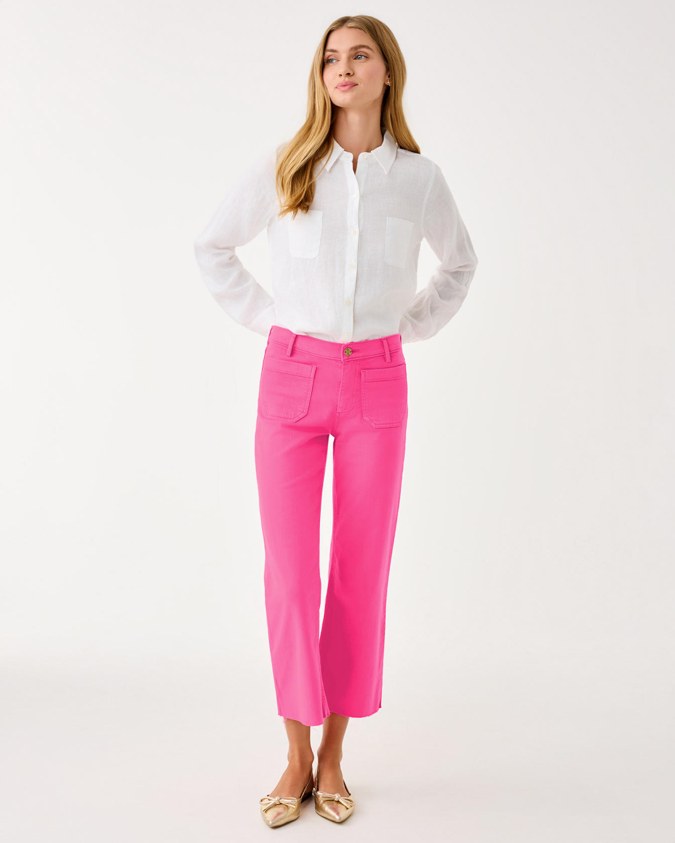 27" Harleen High Rise Crop Jean